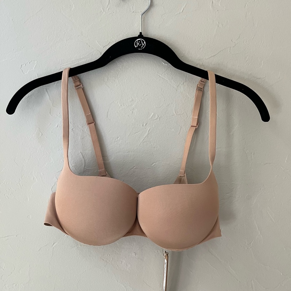 SKIMS ULTIMATE PUSH UP BALCONETTE BRA CLAY 32C